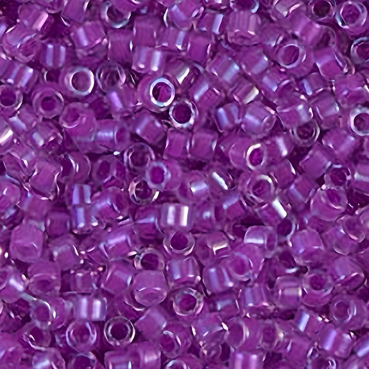 DB0073 Miyuki Delica Seed Beads Size 11/0 Lined Lilac AB 7GM