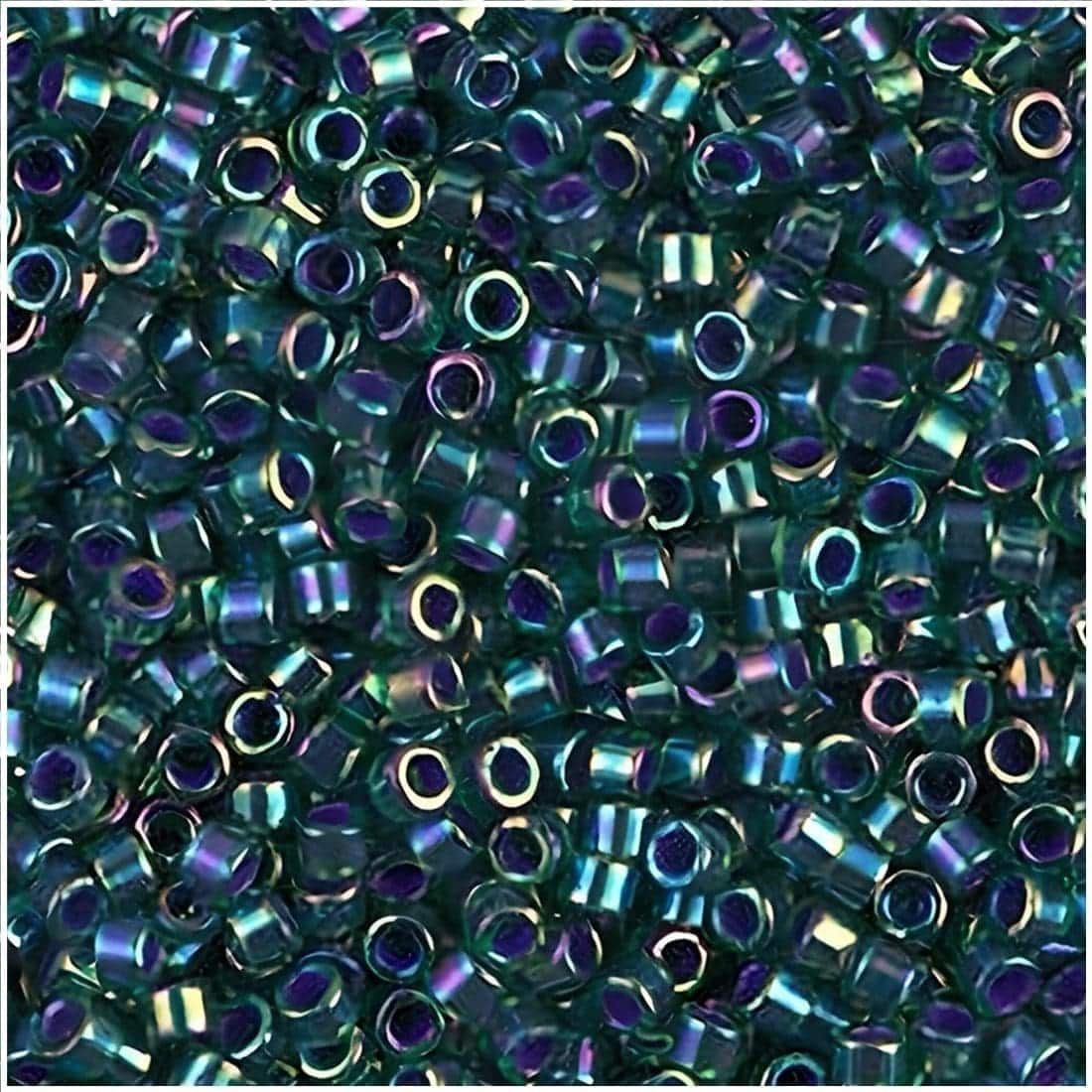 DB0276 Miyuki Delica Seed Beads 11/0 Luster Teal Iris 7GM