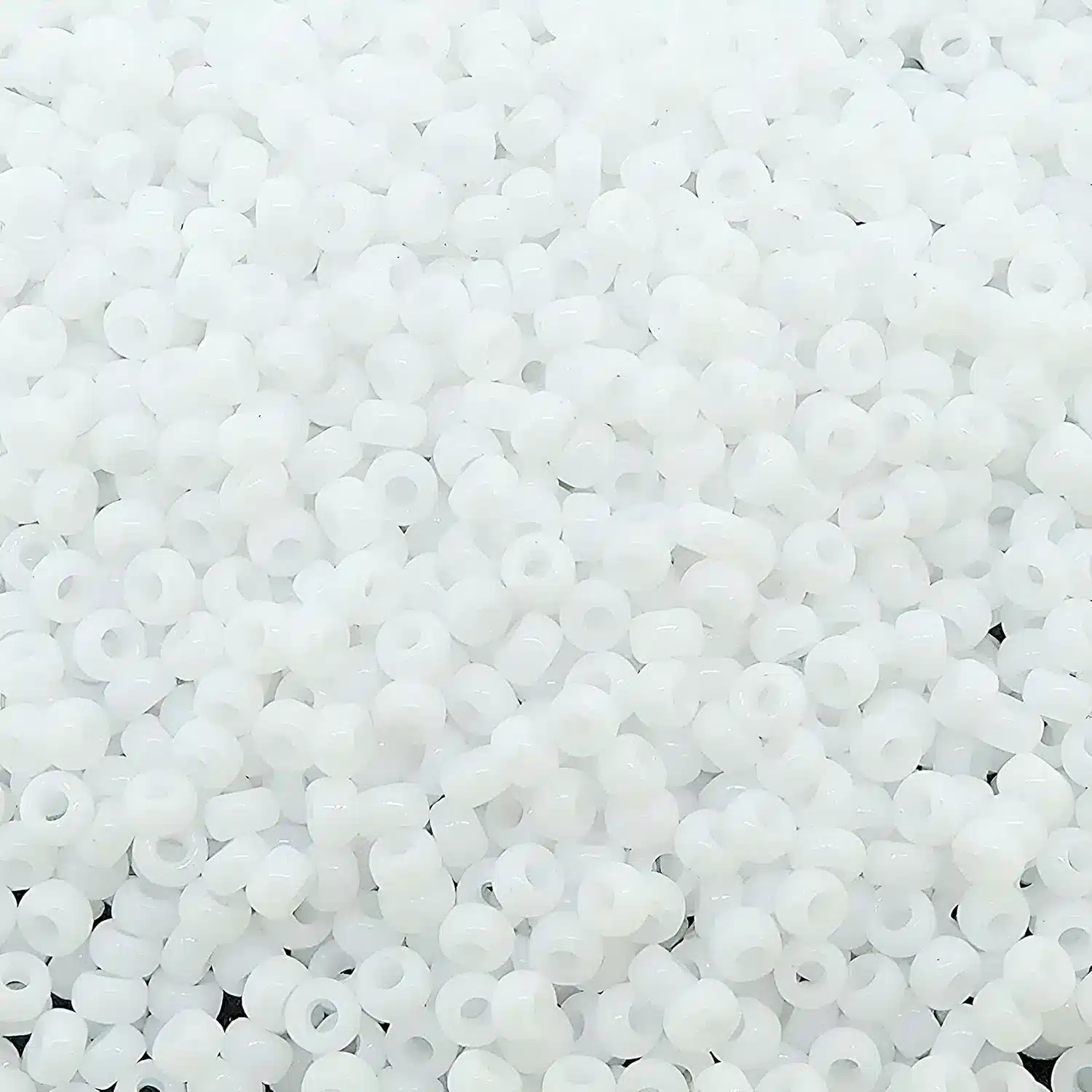 Miyuki Round Seed Beads Size 15/0 Opaque White 8.2GM