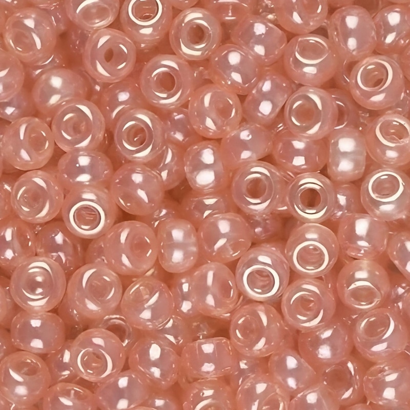 Miyuki Round Seed Beads 6/0 Shell Pink Luster 20GM 6-366