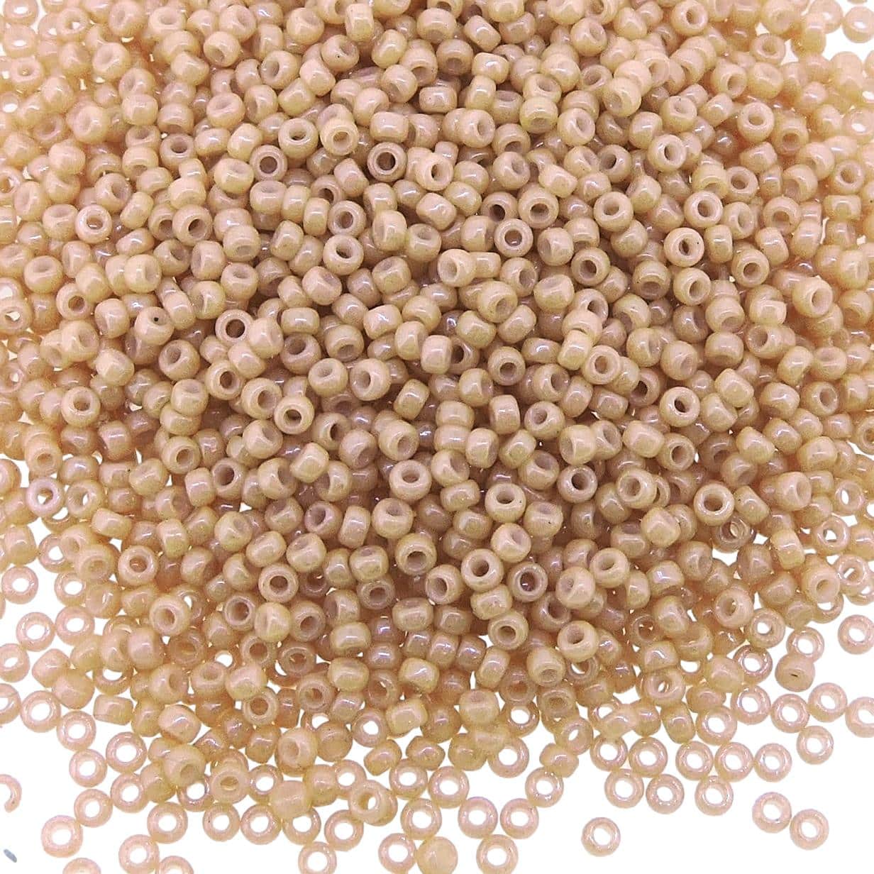 Miyuki Round Seed Beads 15/0 Opaque Tan 8.2GM