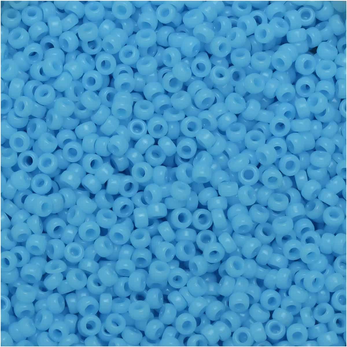 Miyuki Round Seed Beads Size 15/0 Opaque Light Blue 8.2GM