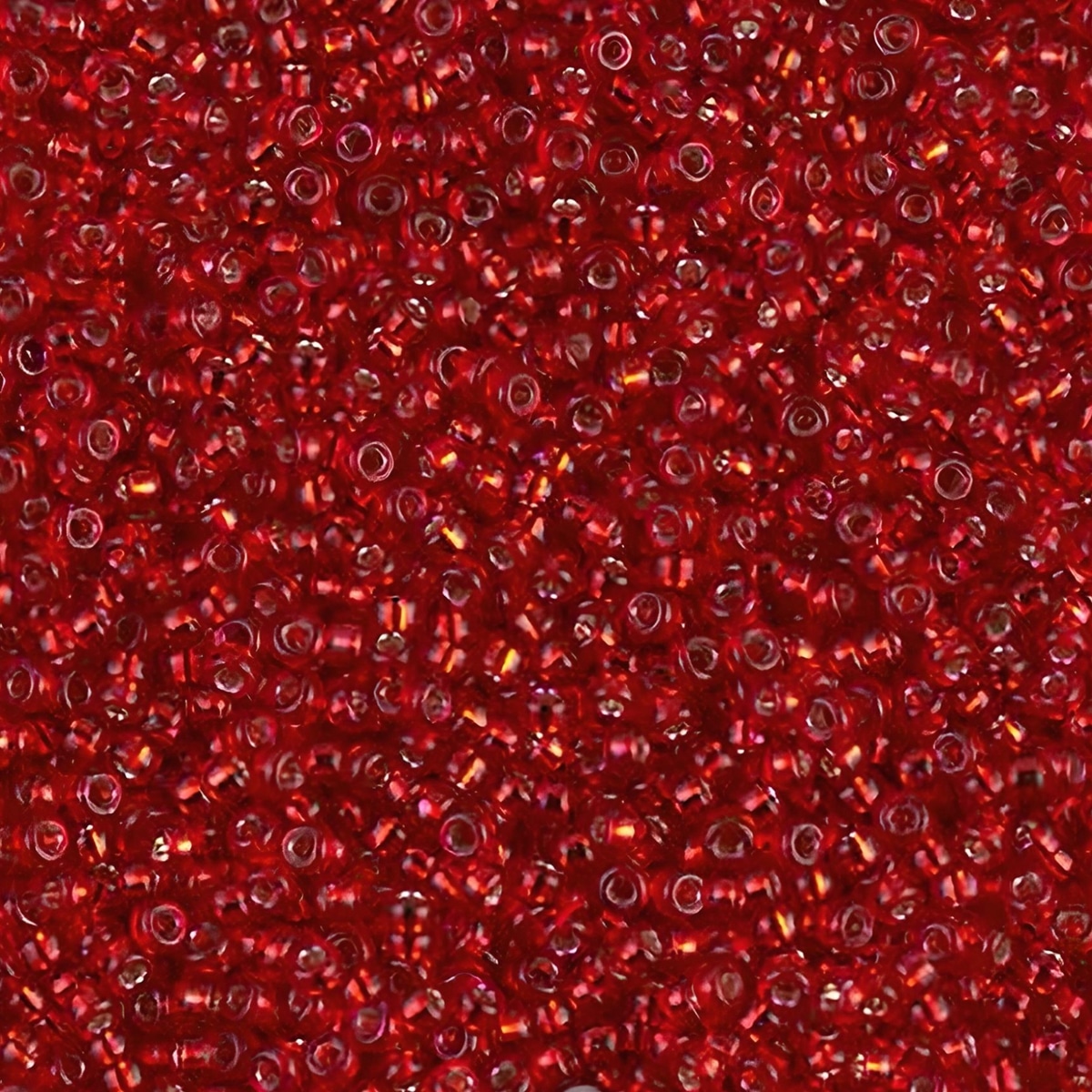 Miyuki Round Seed Beads 15/0 Silver Lined Red  8.2GM