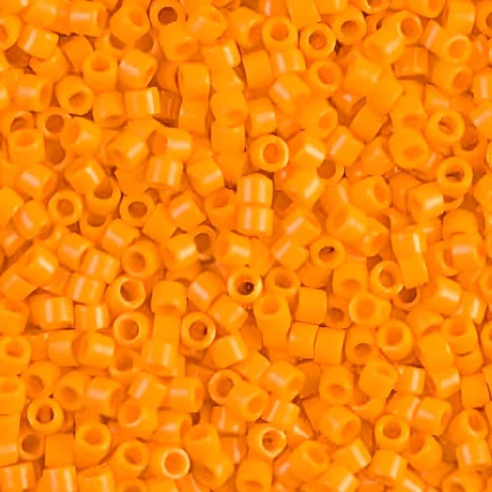 DB1133 Miyuki Delica Seed Beads 11/0 Opaque Mandarin Orange 7.2GM