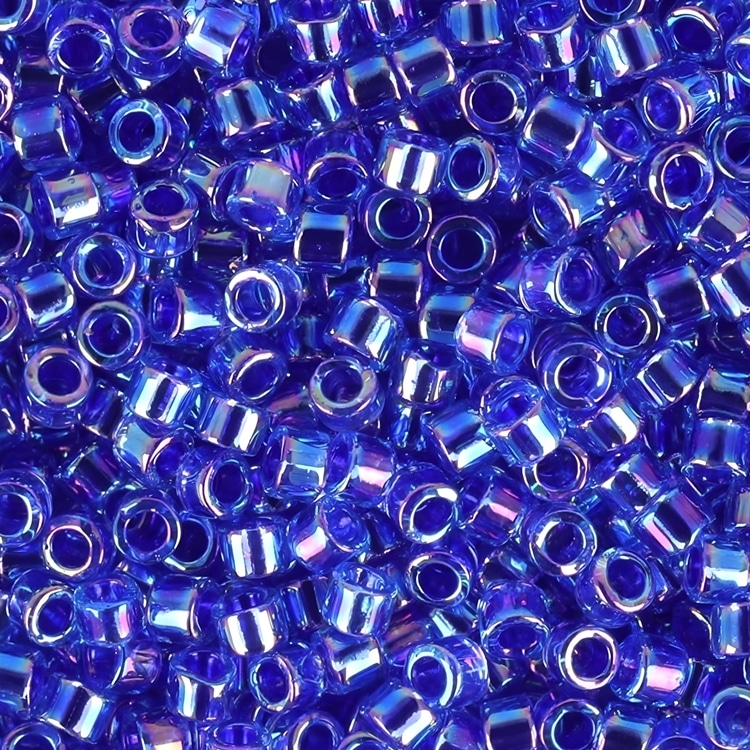 DB0063 Miyuki Delica Seed Beads 11/0 Lined Blue Violet AB 7.2GM