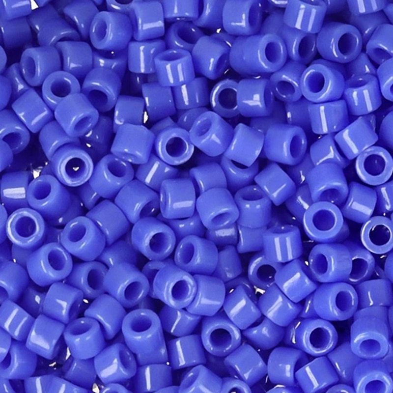 DB1138 Miyuki Delica Seed Beads 11/0 Opaque Cyan Blue 7GM