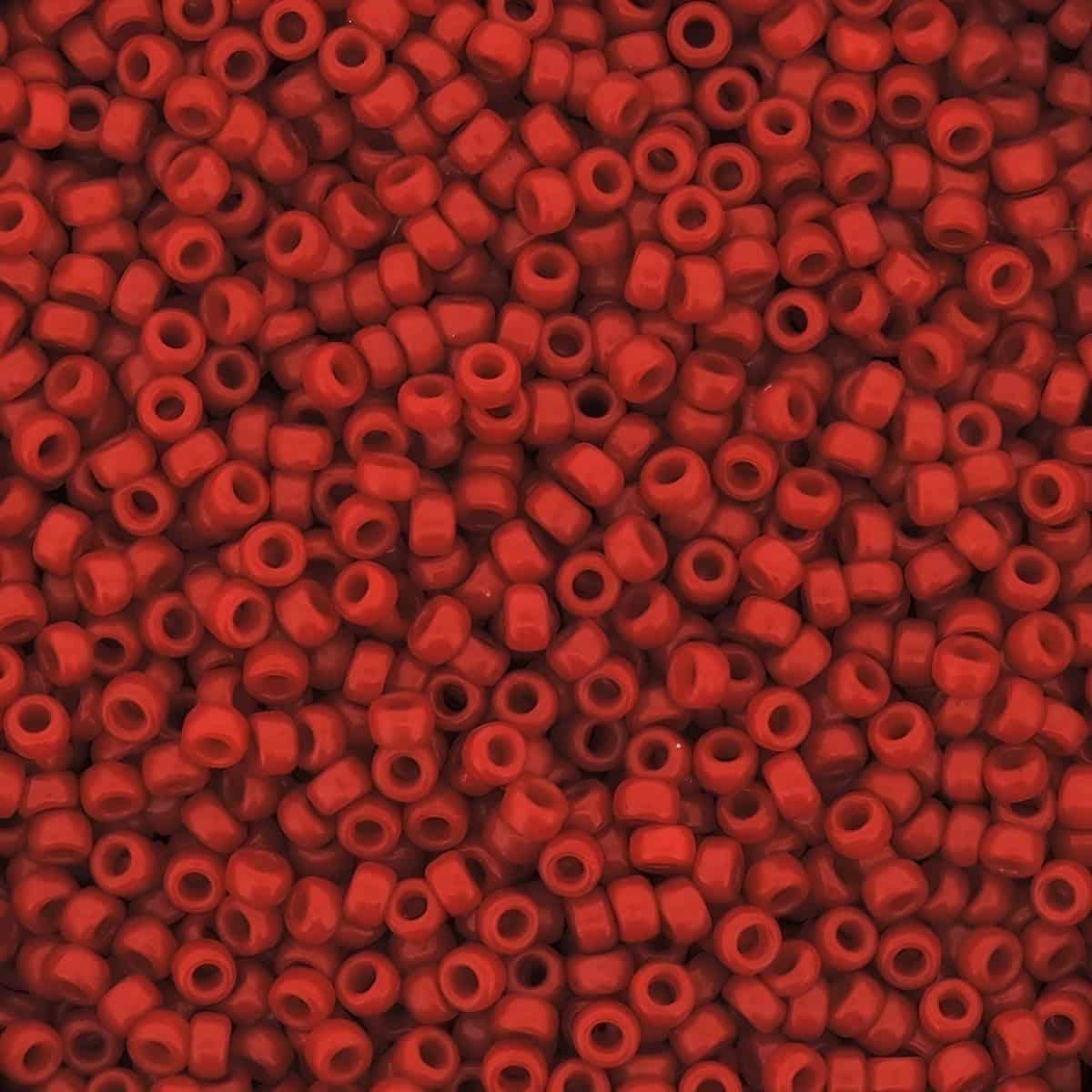 Miyuki Round Seed Beads 15/0 Opaque Dark Red 8.2GM