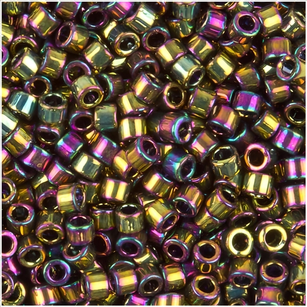 DB0023 Miyuki Delica Seed Beads 11/0 Metallic Light Bronze Iris 7GM