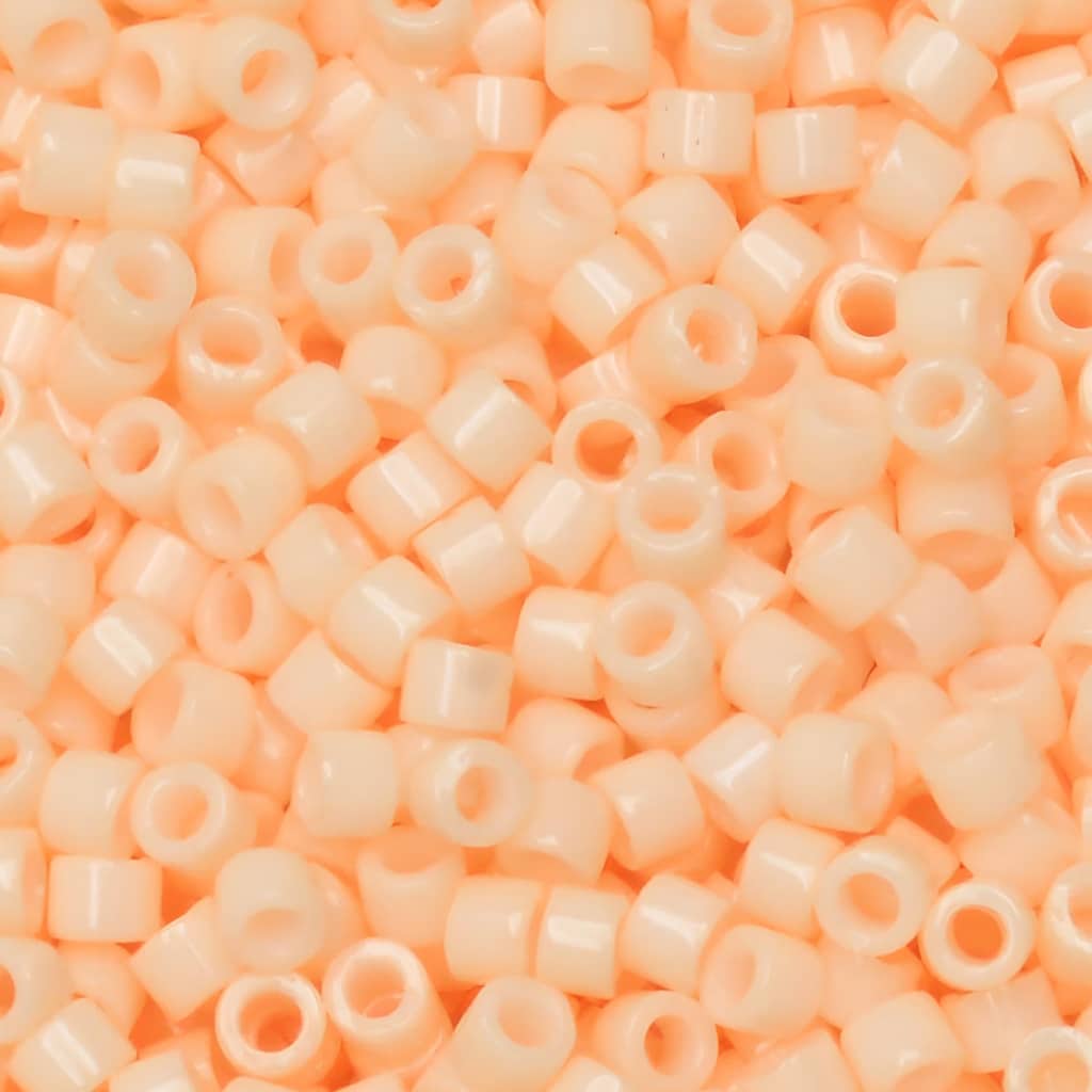 DB1492 Miyuki Delica Seed Beads 11/0 Opaque Light Peach 7.2GM