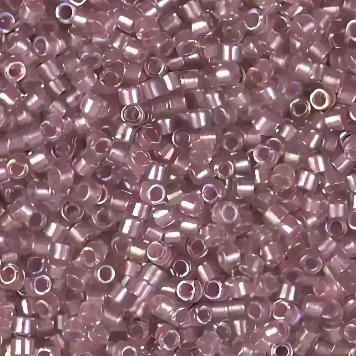 DB1745 Miyuki Delica Seed Beads Size 11/0 Sparkling Antique Rose Lined 7.2GM
