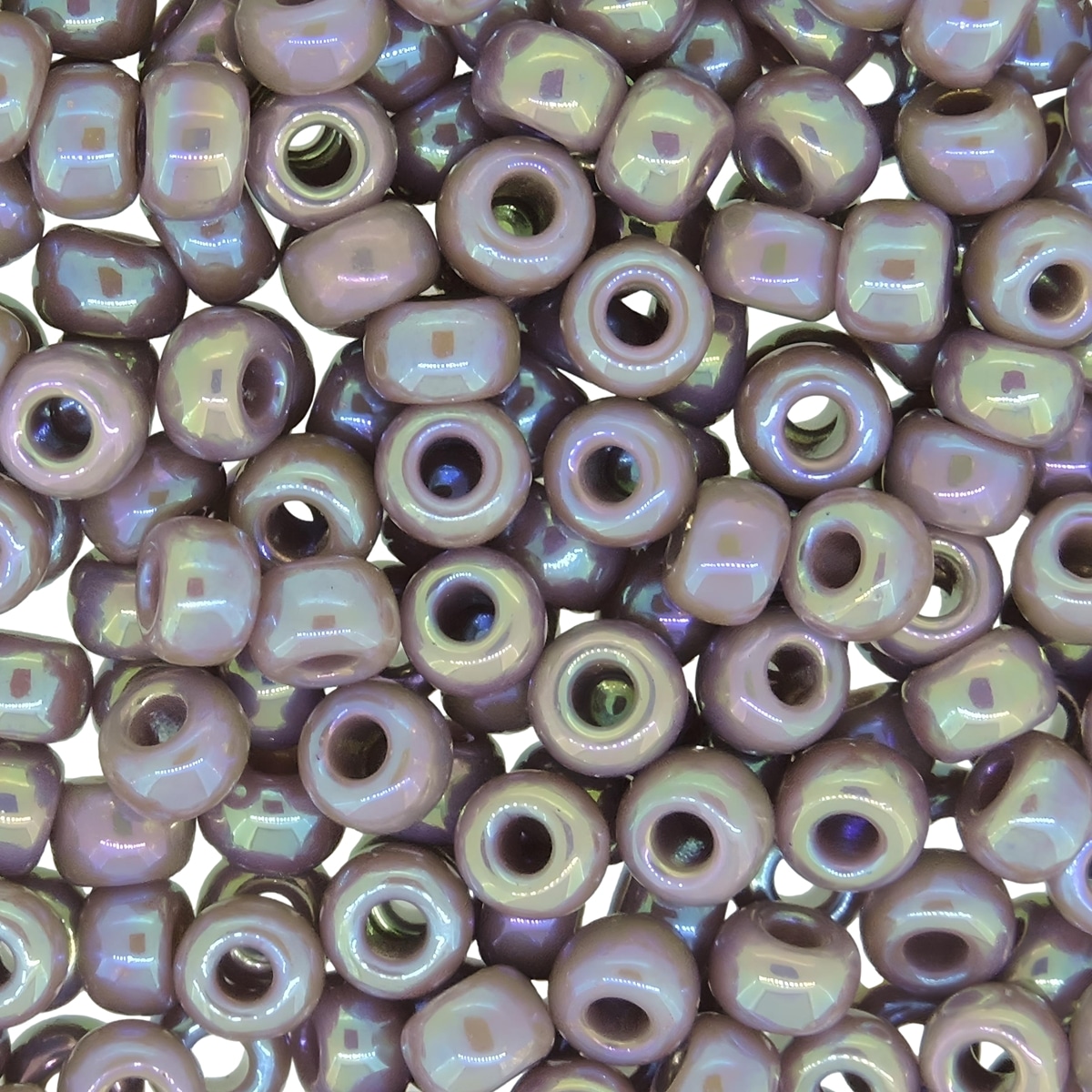 Miyuki Round Seed Beads 6/0 Opaque Mauve AB 20GM