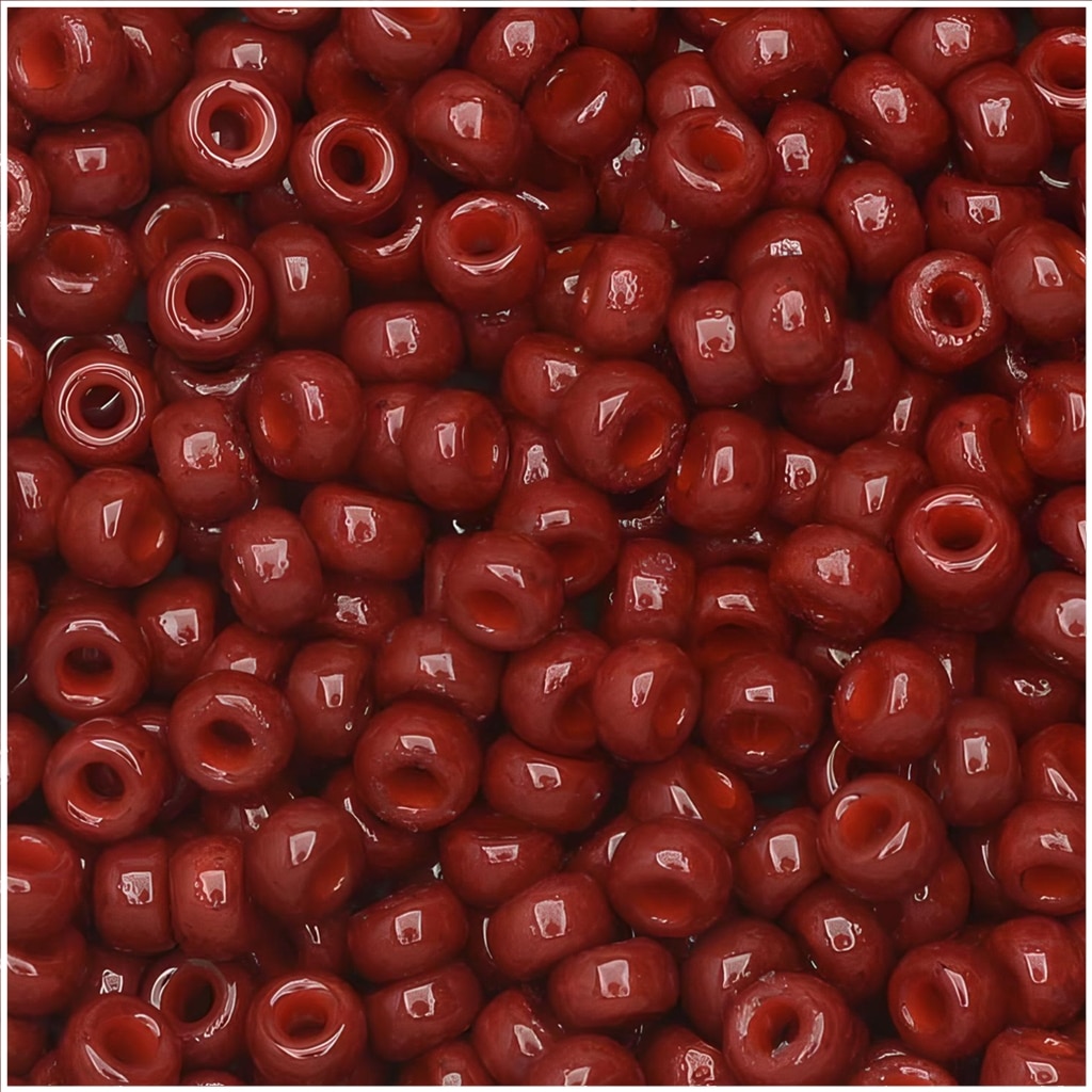 Miyuki Round Seed Beads Size 8/0 Duracoat Opaque Jujube 22GM