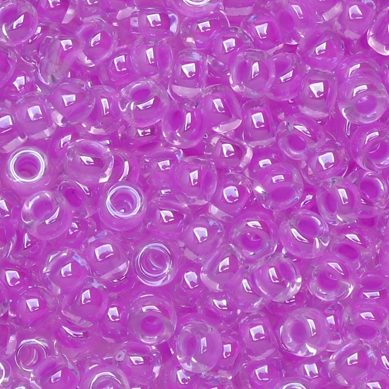 Miyuki Round Seed Beads Size 8/0 Luminous Plum Crazy 22GM