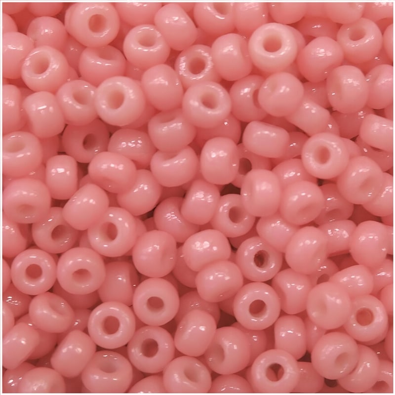 Miyuki Round Seed Beads Size 8/0 Duracoat Opaque Bubblegum 22GM