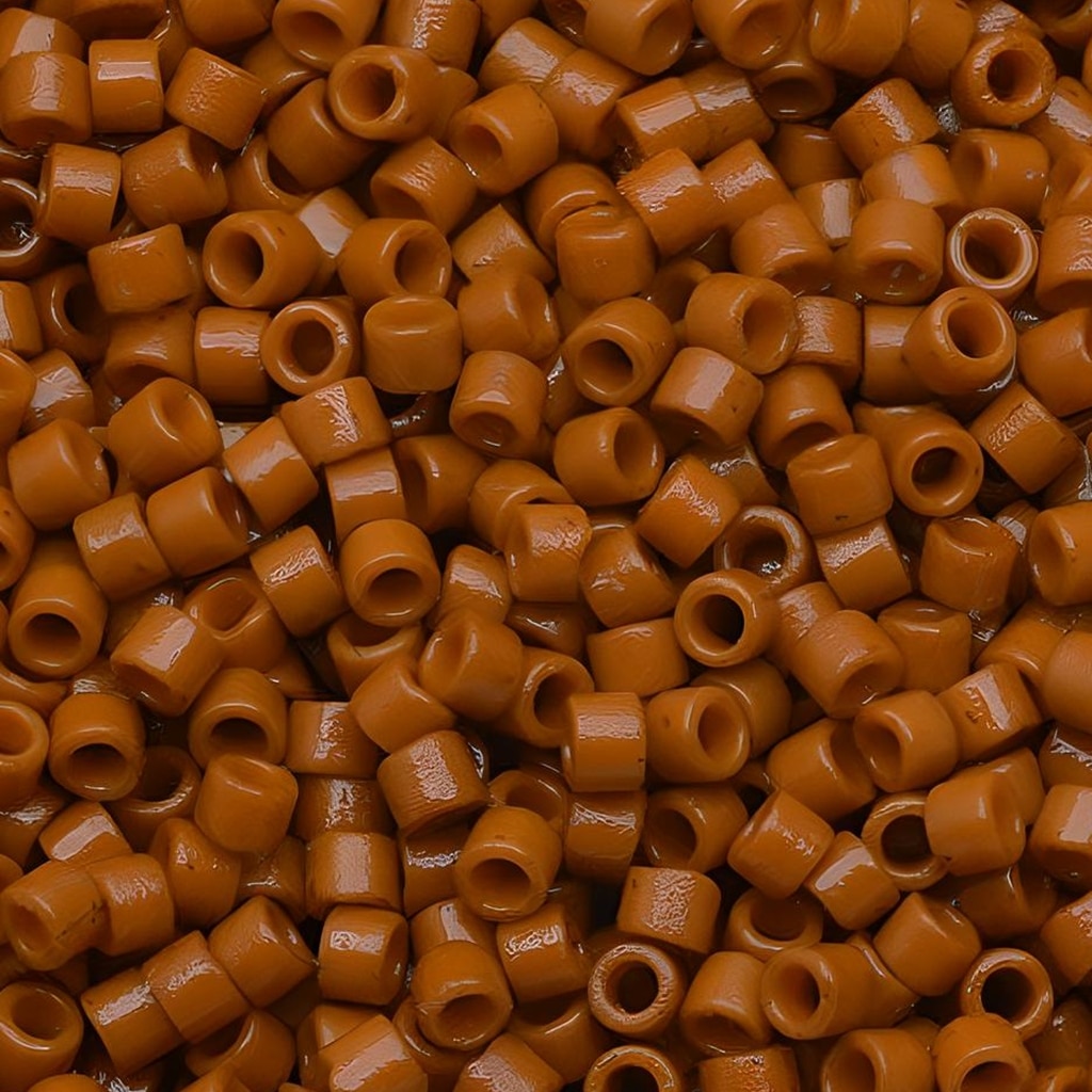 DB2108 Miyuki Delica Seed Beads 11/0 Duracoat Opaque Persimmon 7.2GM