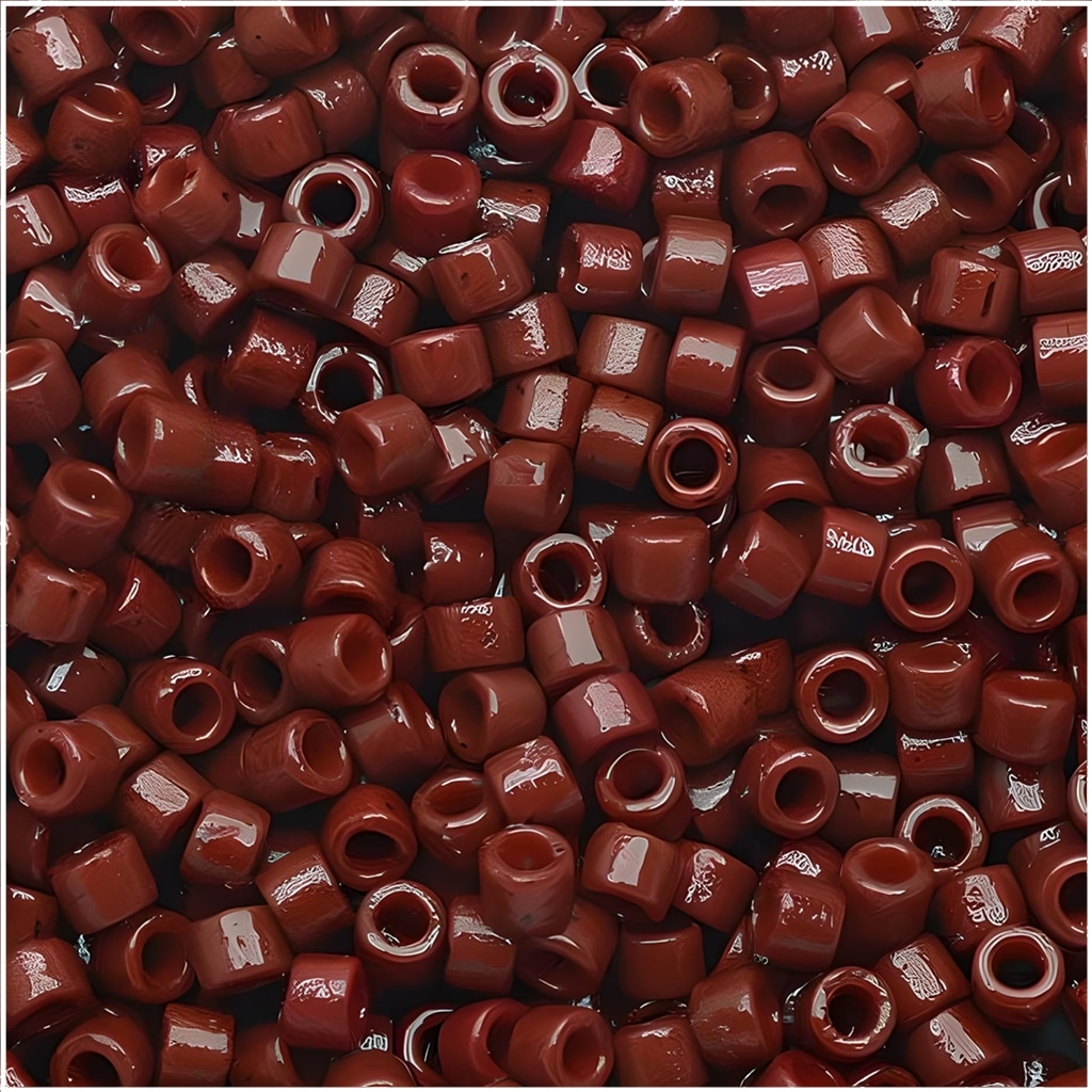 DB2120 Miyuki Delica Seed Beads Size 11/0 Duracoat Opaque Maroon Red 7.2GM