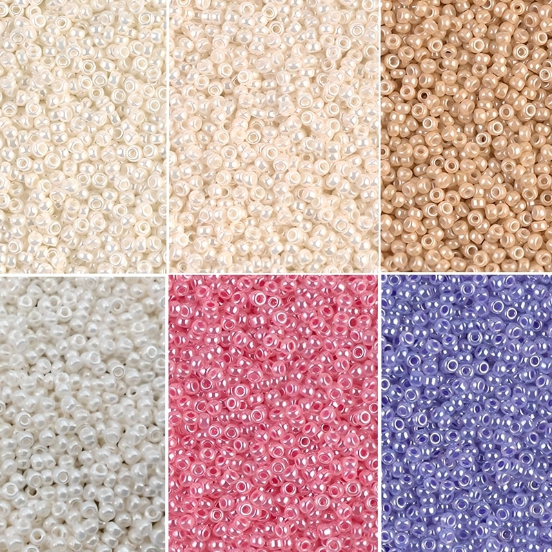 Miyuki Round Seed Beads Size 11/0 Ceylon Combo 6-Color Set