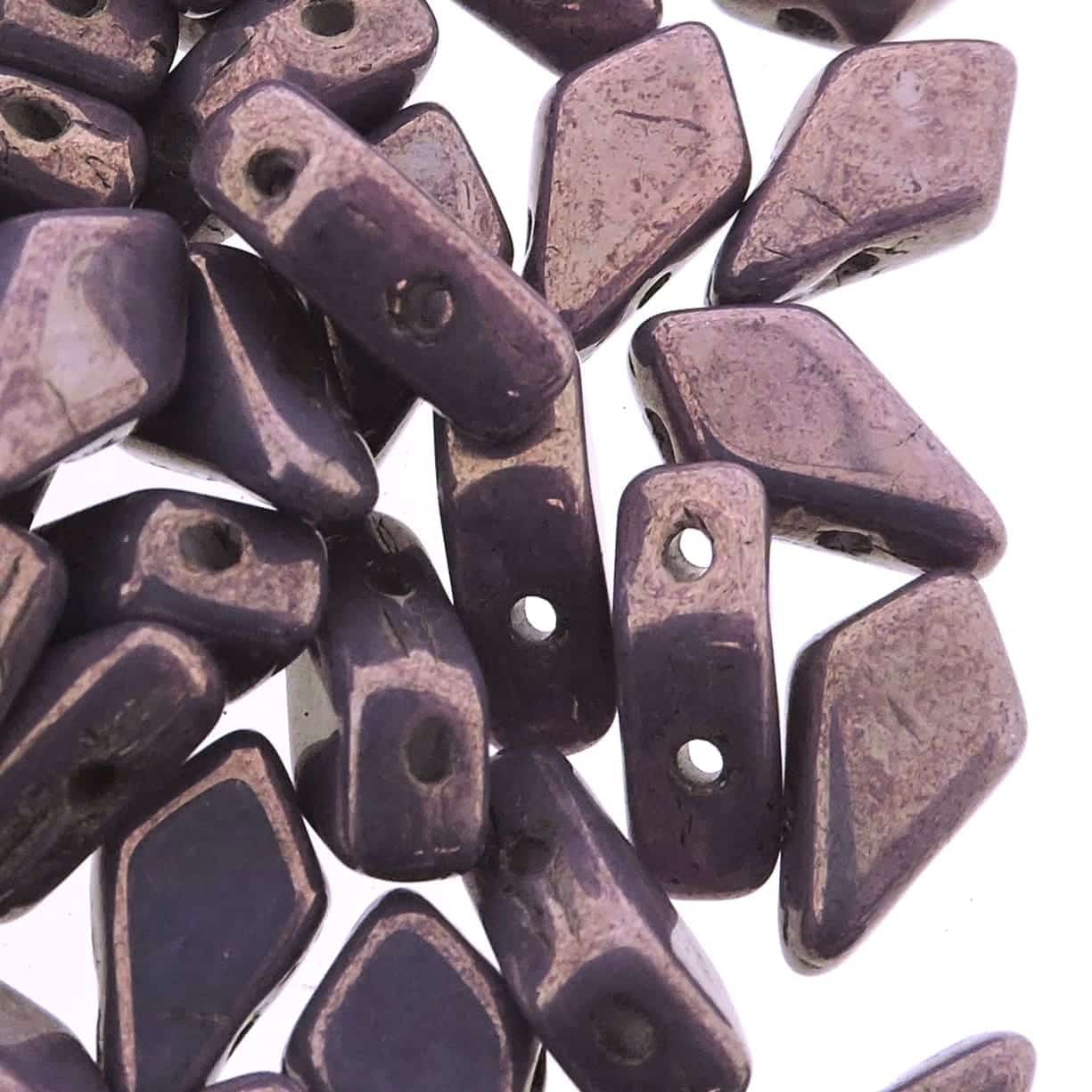 Kite Beads 2-Hole 9x5mm 9GM – Chalk Purple Vega