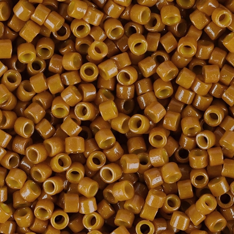 DB2110 Miyuki Delica Seed Beads 11/0 Duracoat Opaque Toast 7.2GM