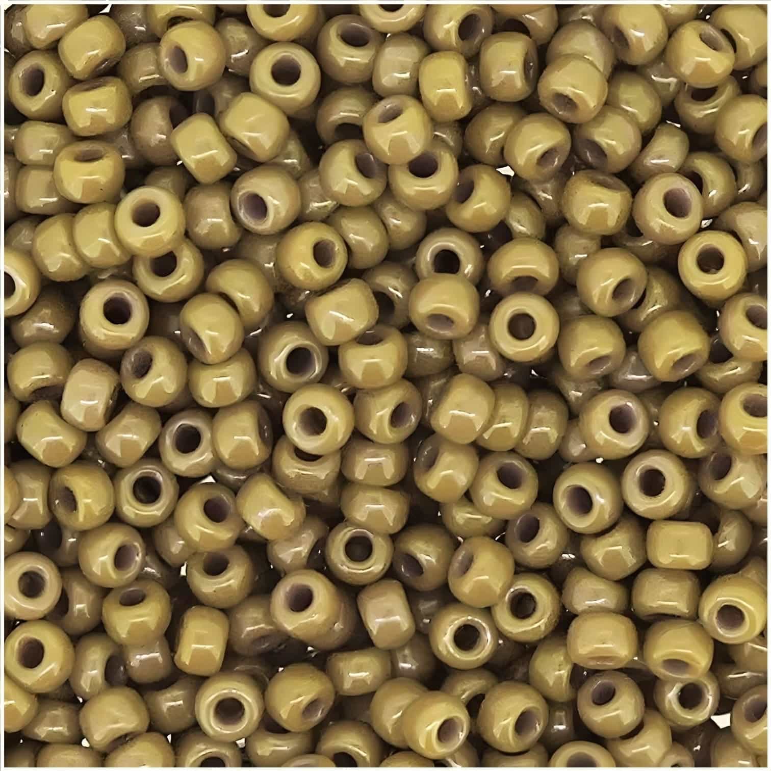 Miyuki Round Seed Beads Size 8/0 Opaque Latte 22GM