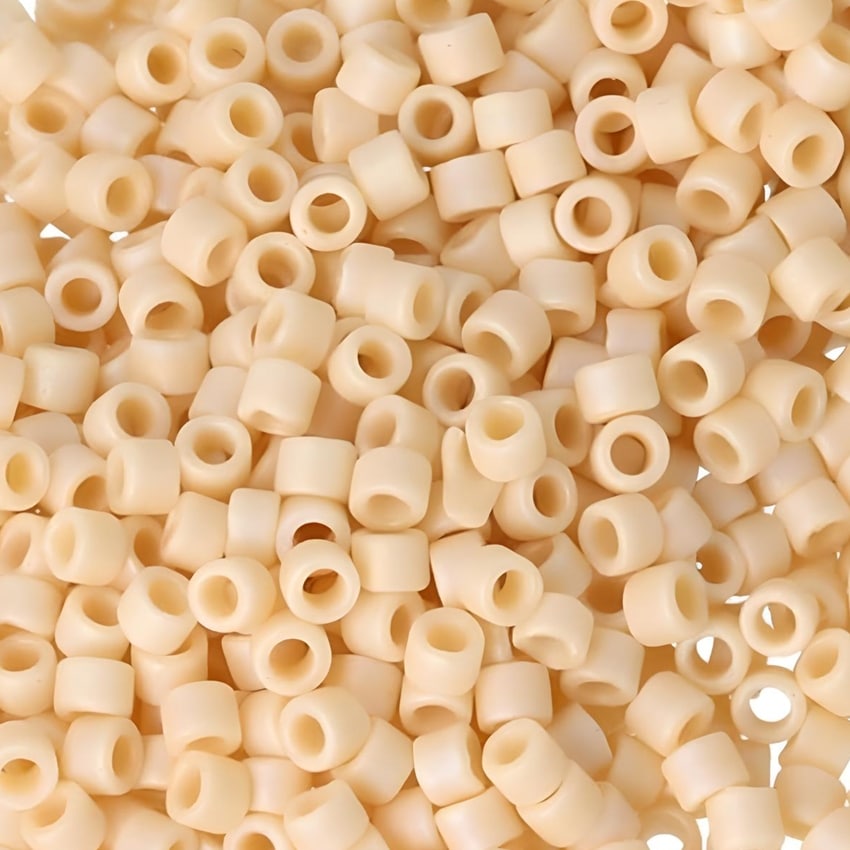 DB1591 Miyuki Delica Seed Beads 11/0 Matte Opaque Pear AB 7.2GM
