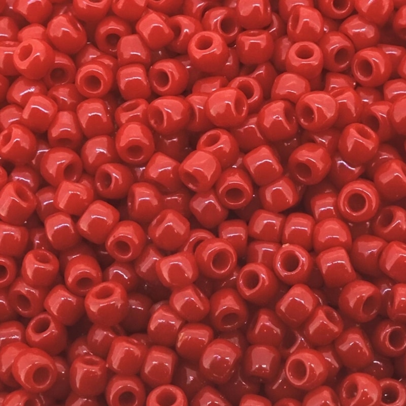 Toho Seed Beads Round Size 11/0 25GM Opaque Pepper Red