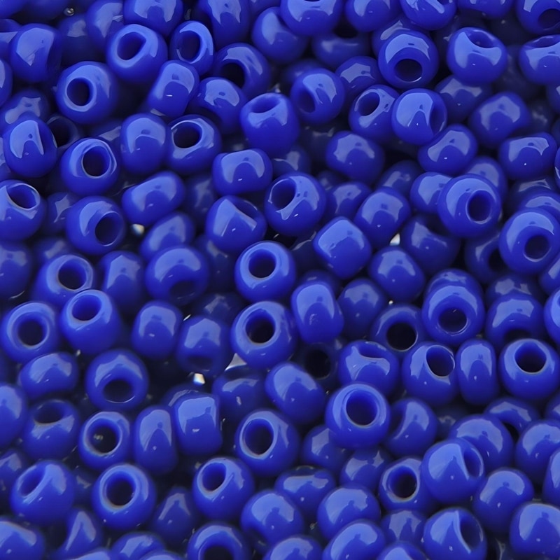 Toho Seed Beads Round Size 11/0 25GM Opaque Dark Royal Blue 11-48
