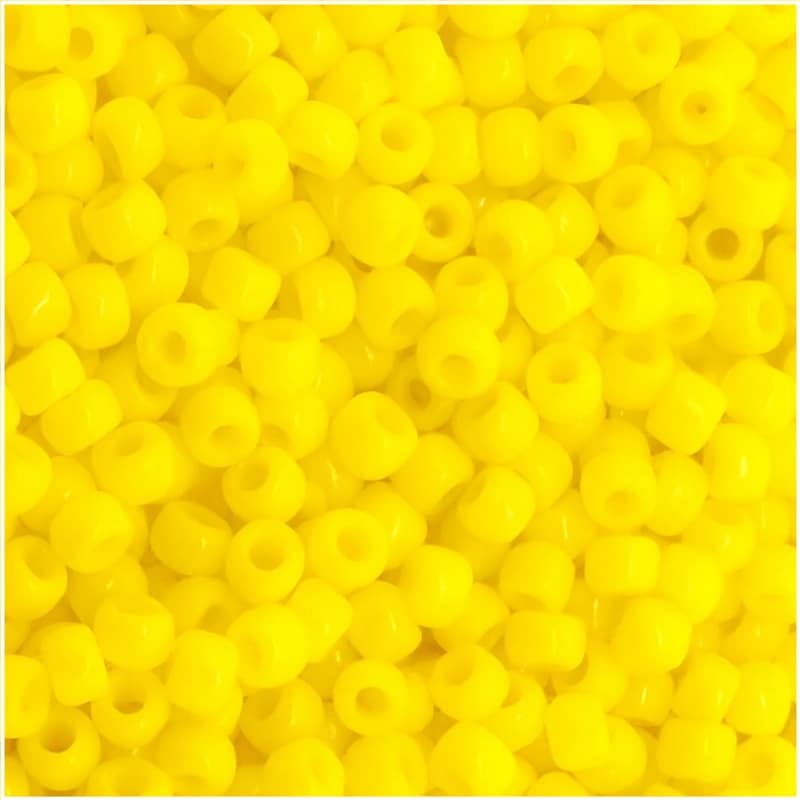 Toho Seed Beads Round Size 11/0 25GM Opaque Sunshine
