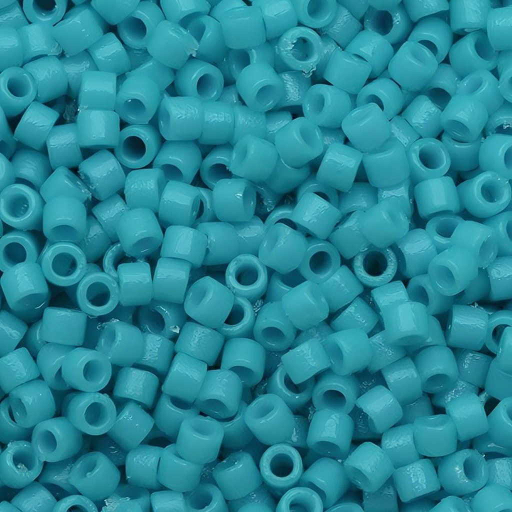 DB2128 Miyuki Delica Seed Beads 11/0 Duracoat Opaque Nile Blue 7.2GM