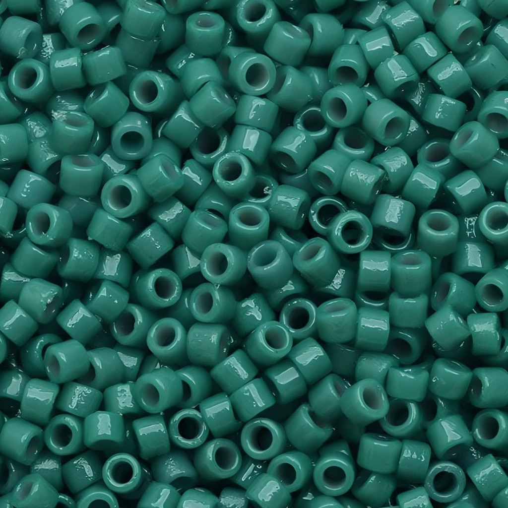DB2131 Miyuki Delica Seed Beads 11/0 Duracoat Opaque Eucalyptus Green 7.2GM
