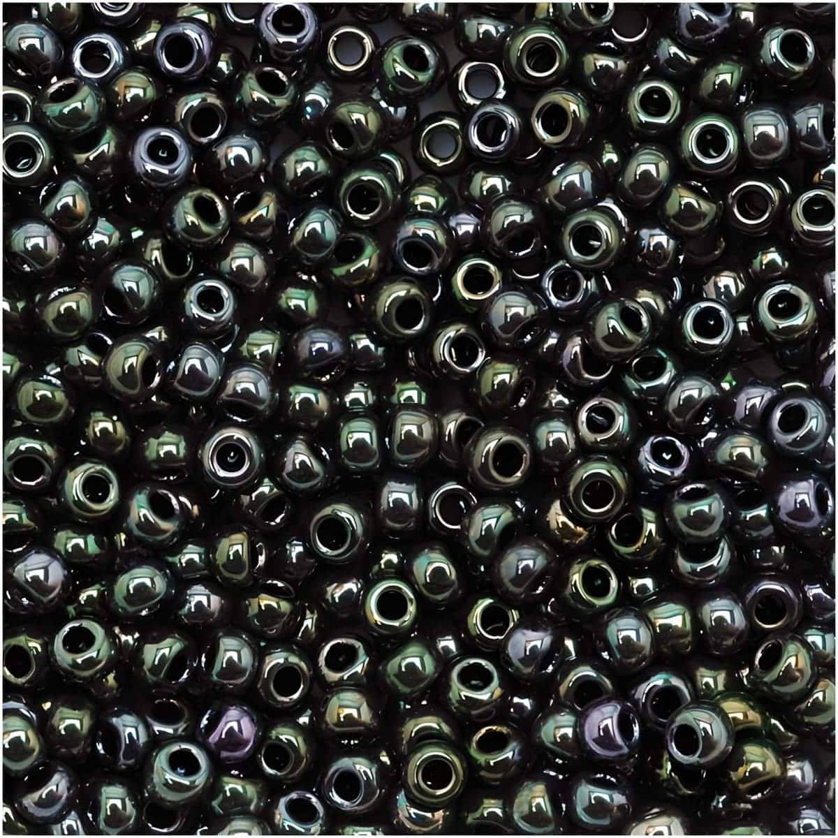 Toho Seed Beads Round Size 11/0 28GM Metallic Moss
