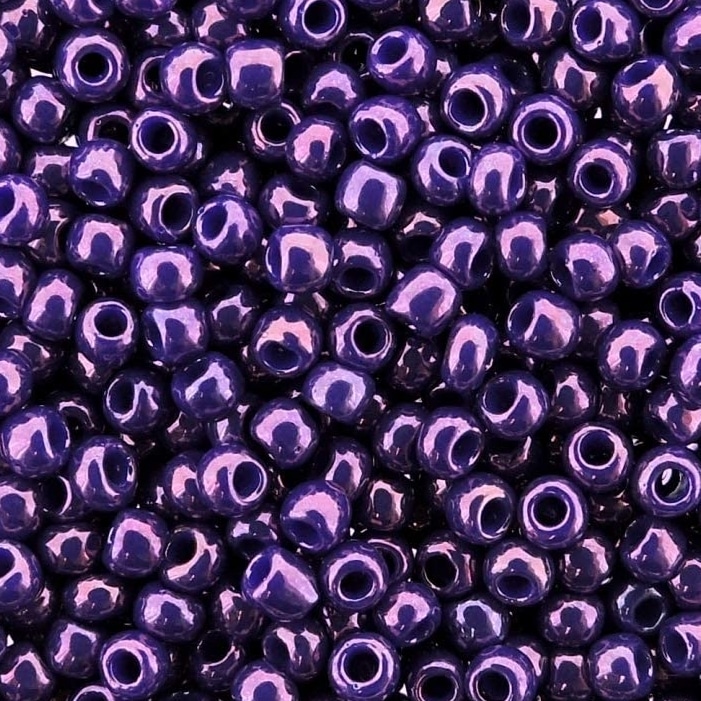 Toho Seed Beads Round Size 11/0 25GM Higher Metallic Purple 11-461