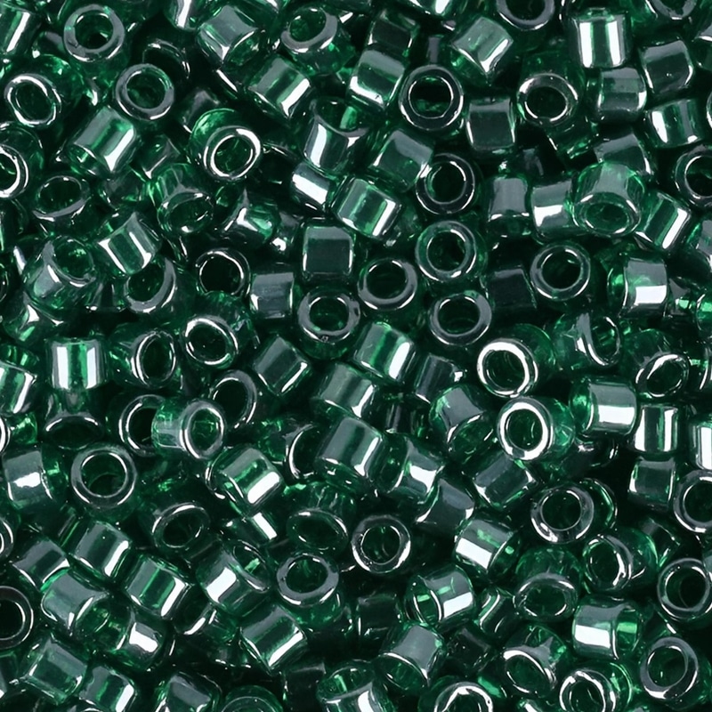 DB1894 Miyuki Delica Seed Beads 11/0 Transparent Emerald Luster 7.2GM