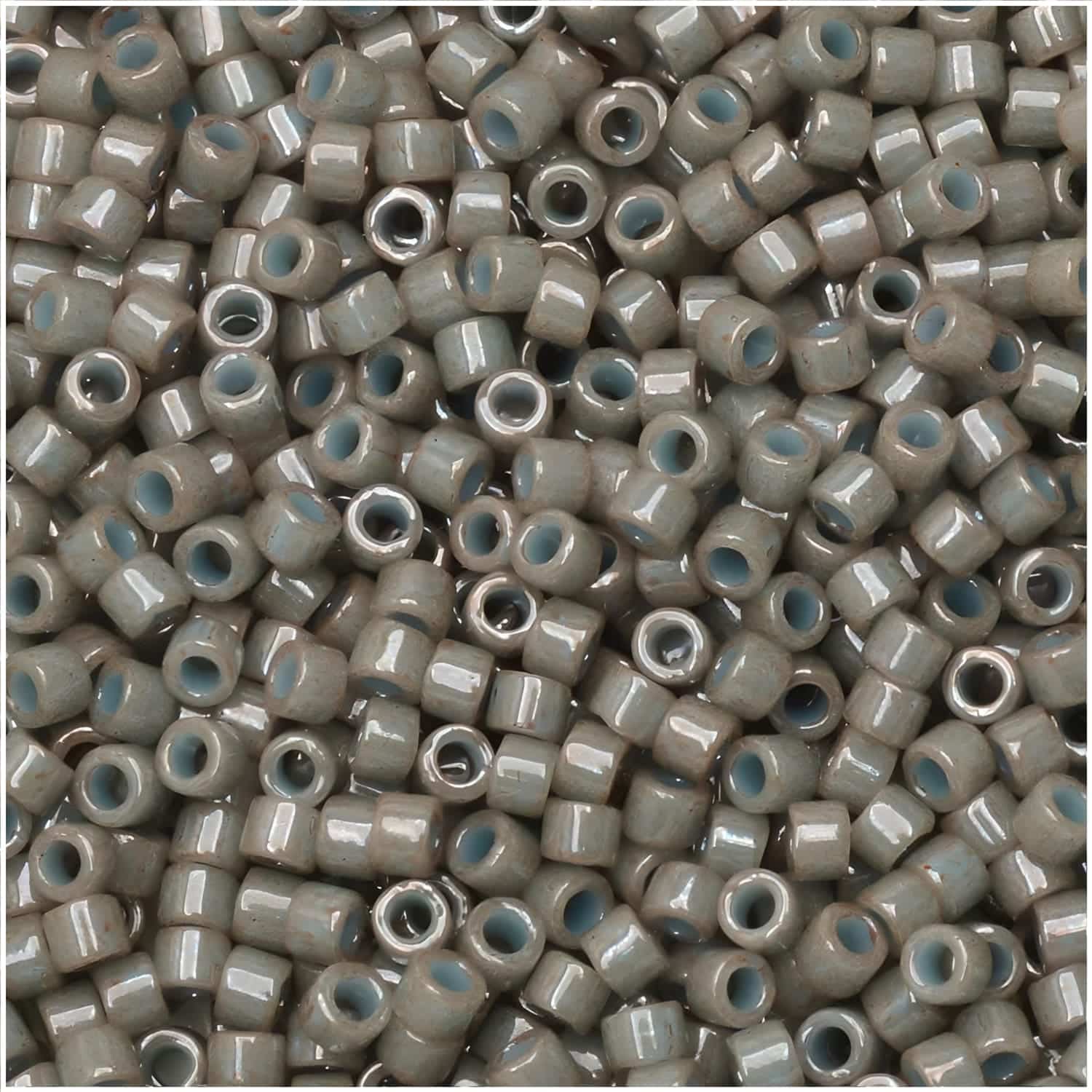 DB0652 Miyuki Delica Seed Beads 11/0 Opaque Dyed Gray 7.2GM