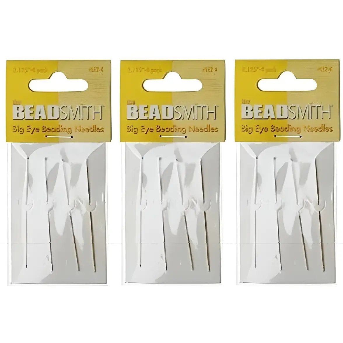 Big Eye Needles 2.125″ – 3 Packs of 4 Needles Total 12 Needles