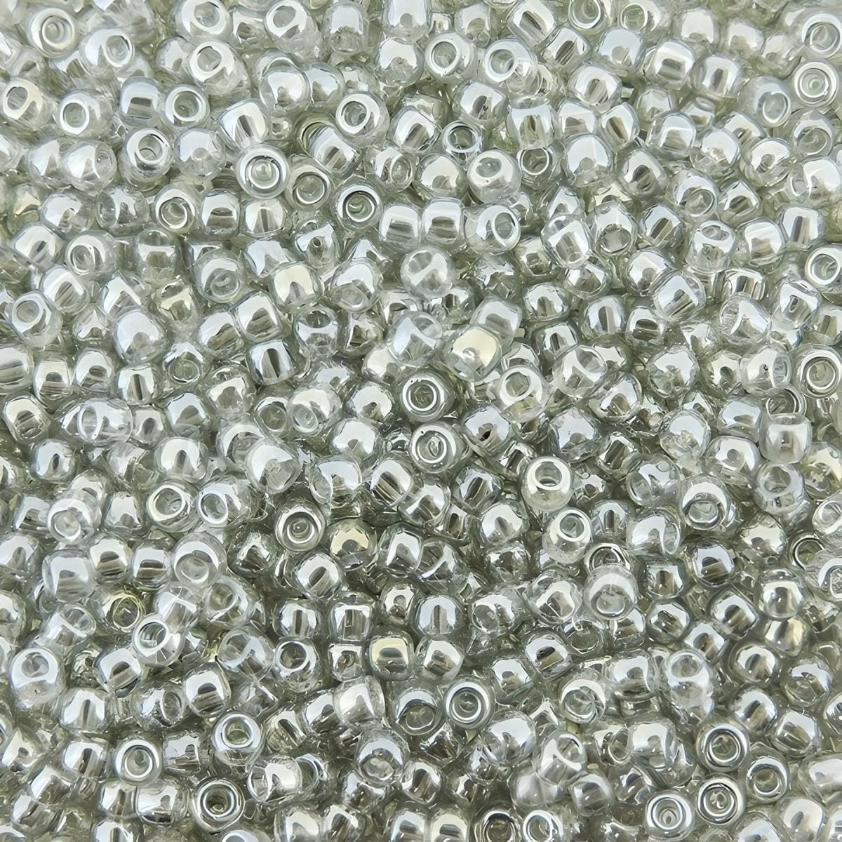 Toho Seed Beads Round Size 11/0 28GM Transparet Luster Black Diamond