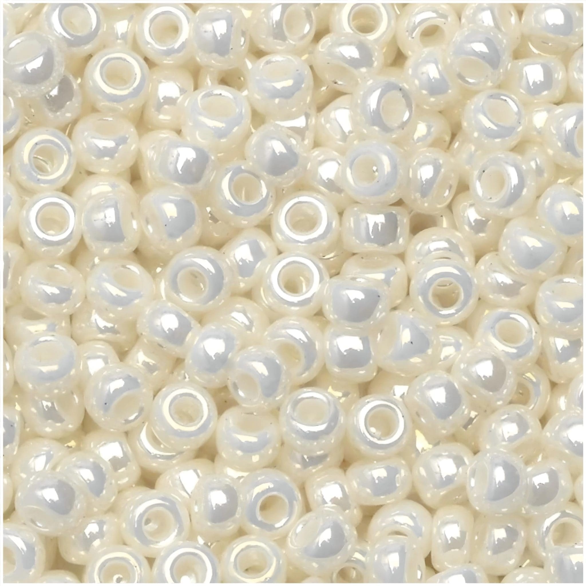 Miyuki Round Seed Beads 6/0 Ivory Pearl Ceylon 20GM
