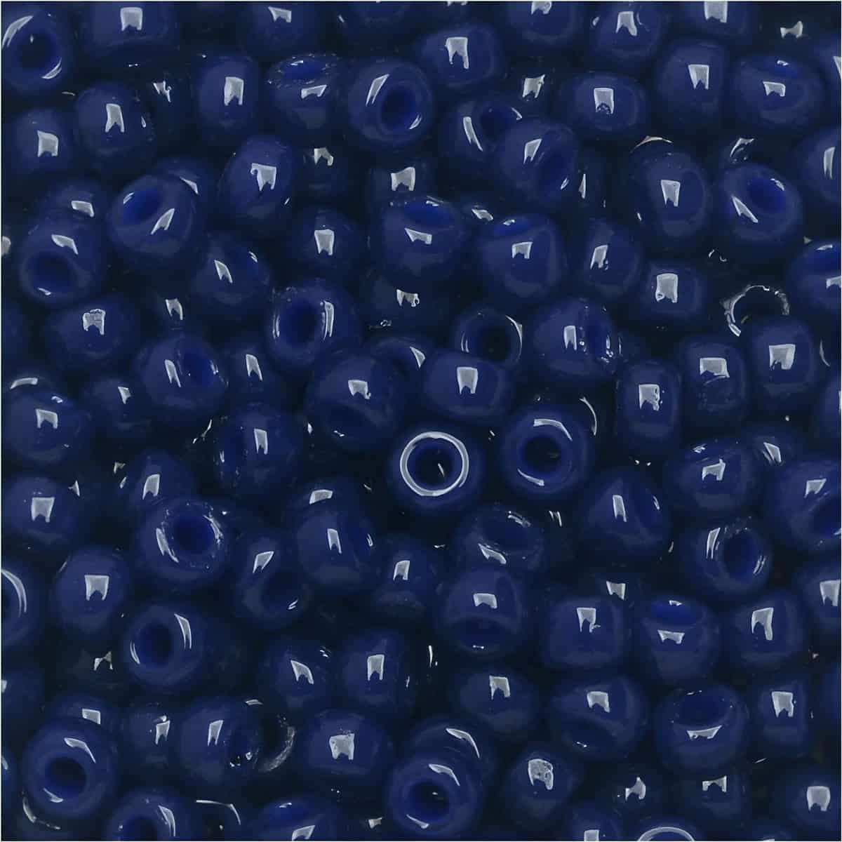 Miyuki Round Seed Beads Size 11/0 Duracoat Opaque Navy Blue 24GM