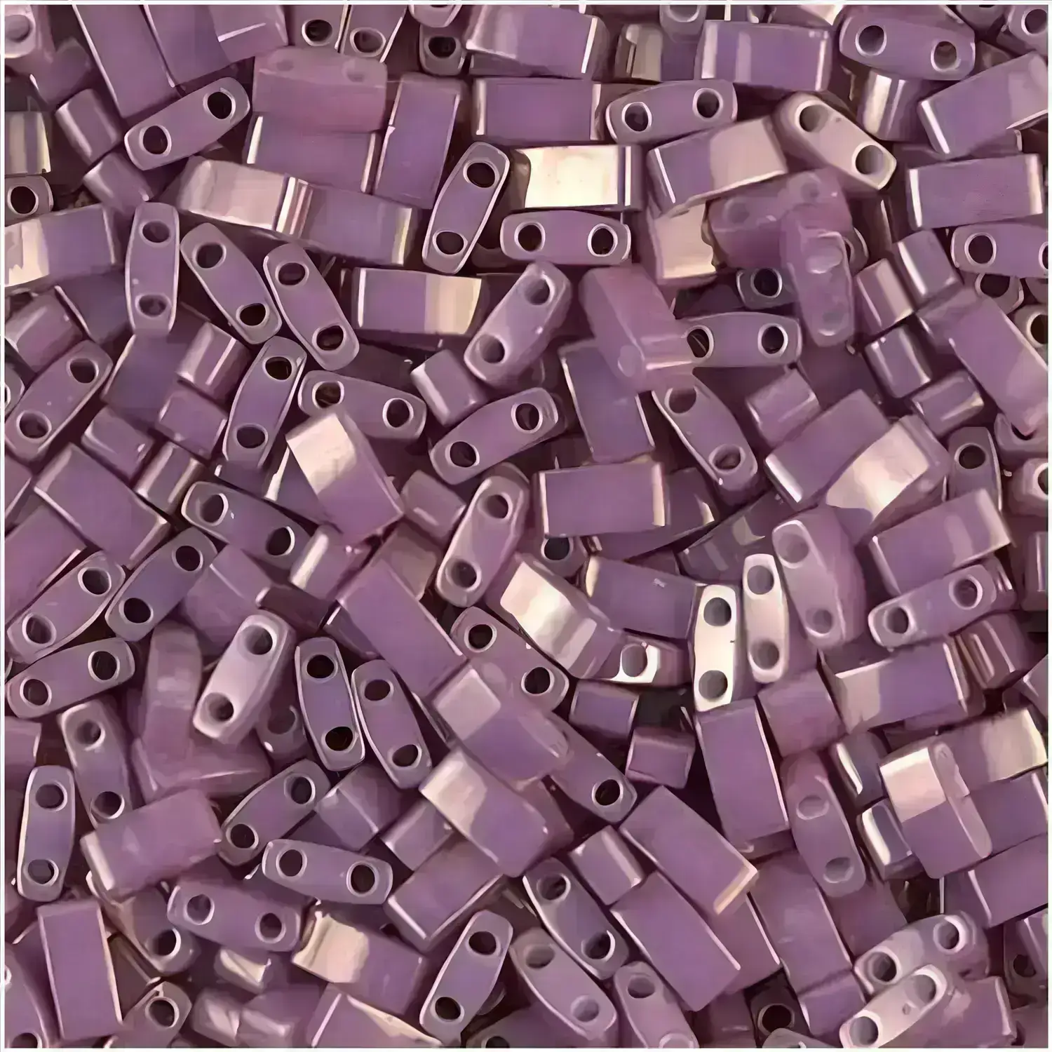 Miyuki Half Tila Beads 2.3 x 5mm 7.8GM Opaque Dark Orchid Luster