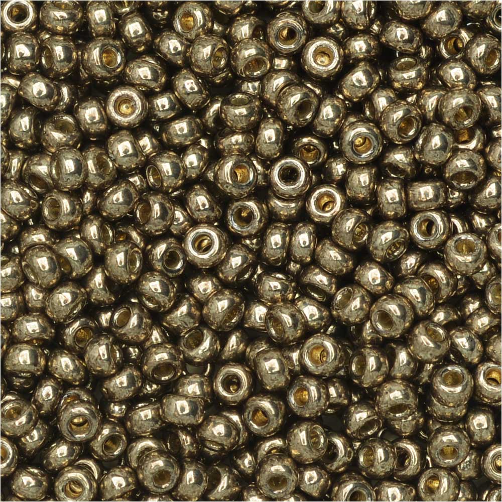 Miyuki Round Seed Beads Size 11/0 Duracoat Galvanized Pewter 23.5GM