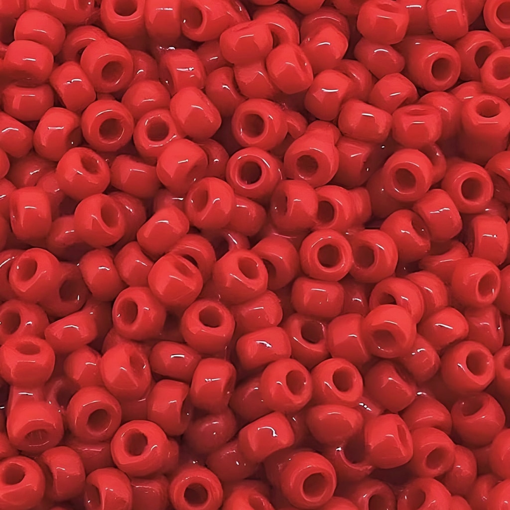 Miyuki Round Seed Beads Size 11/0 Opaque Red 23GM