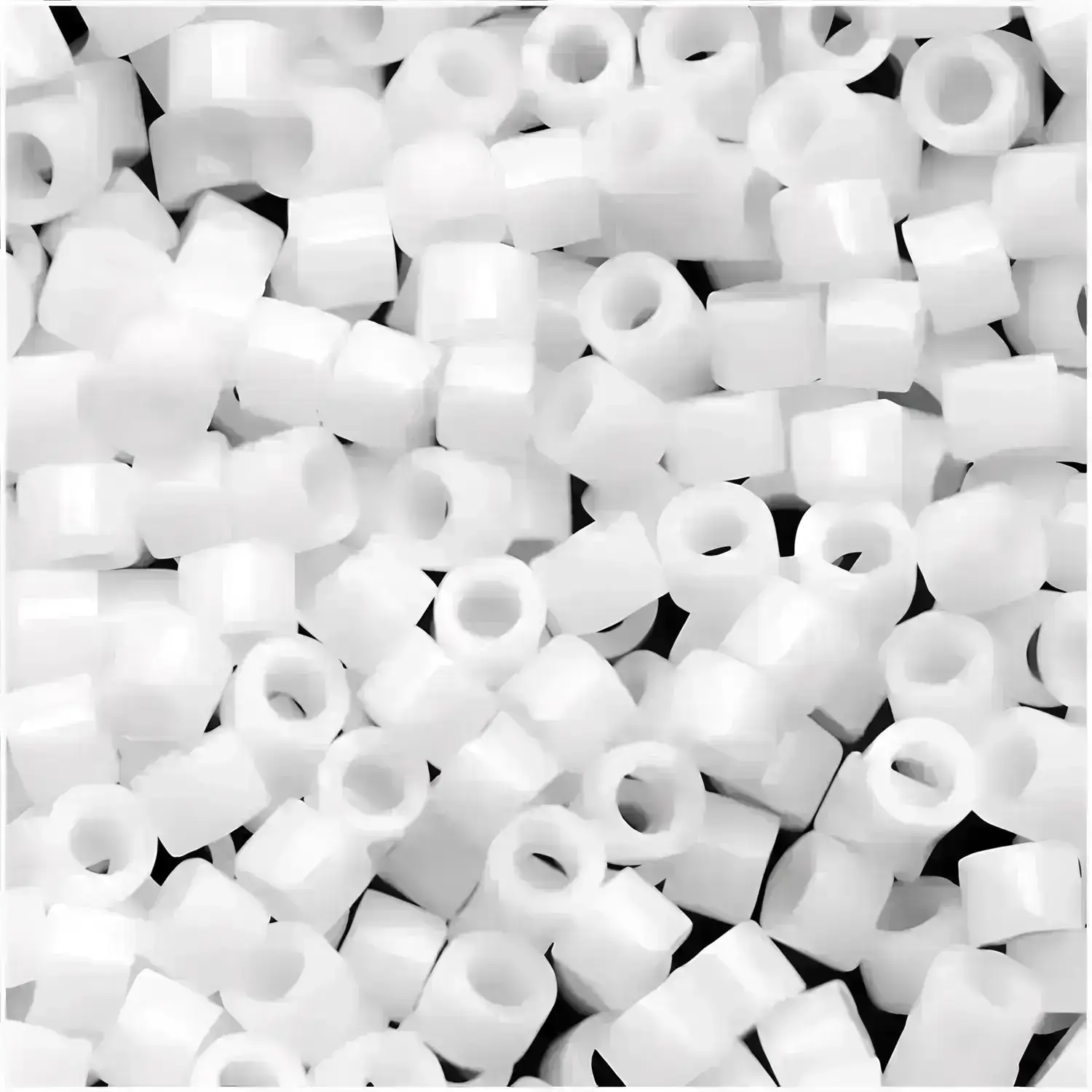 DB0200 Miyuki Delica Seed Beads 11/0 Opaque White 7GM