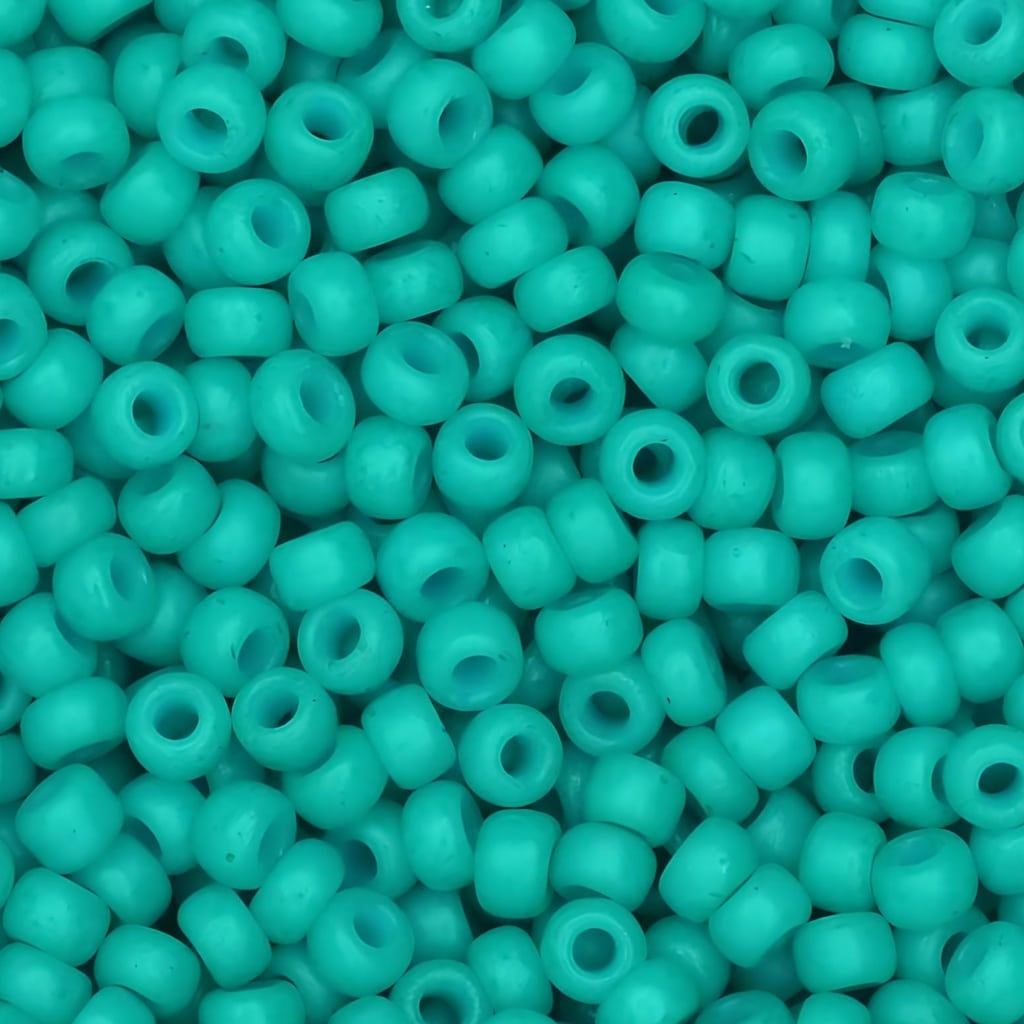 Miyuki Round Seed Beads Size 11/0 Special Dyed Bright Turquoise