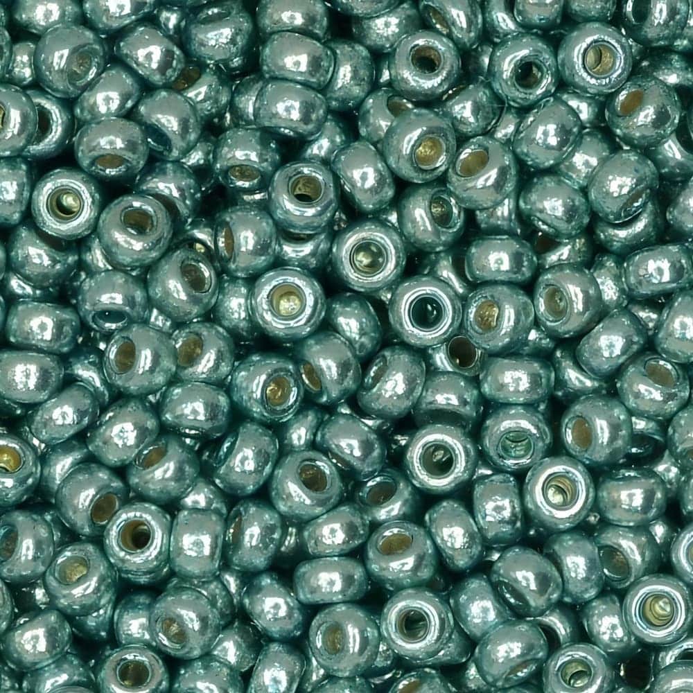 Miyuki Round Seed Beads Size 11/0 Duracoat Galvanized Dark Seafoam 24GM