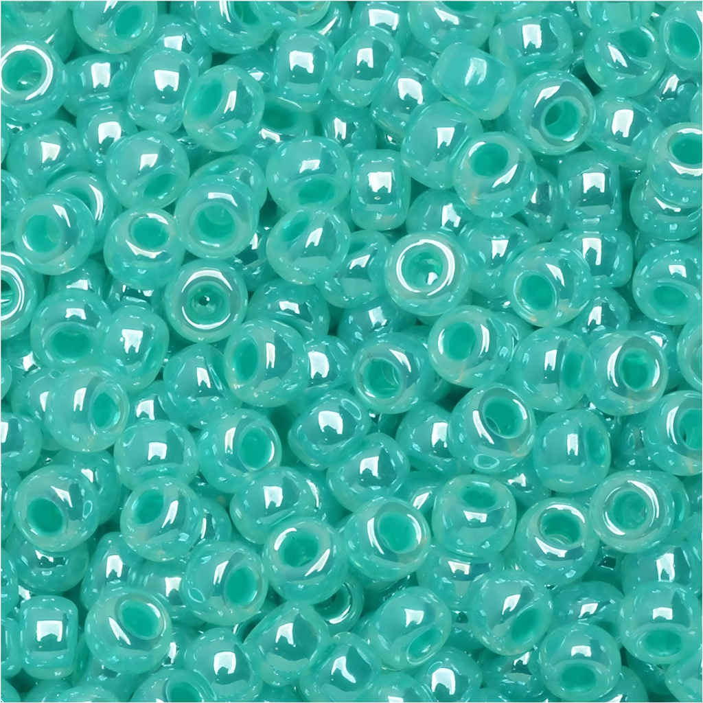 Miyuki Round Seed Beads Size 11/0 Aqua Green Ceylon 24GM
