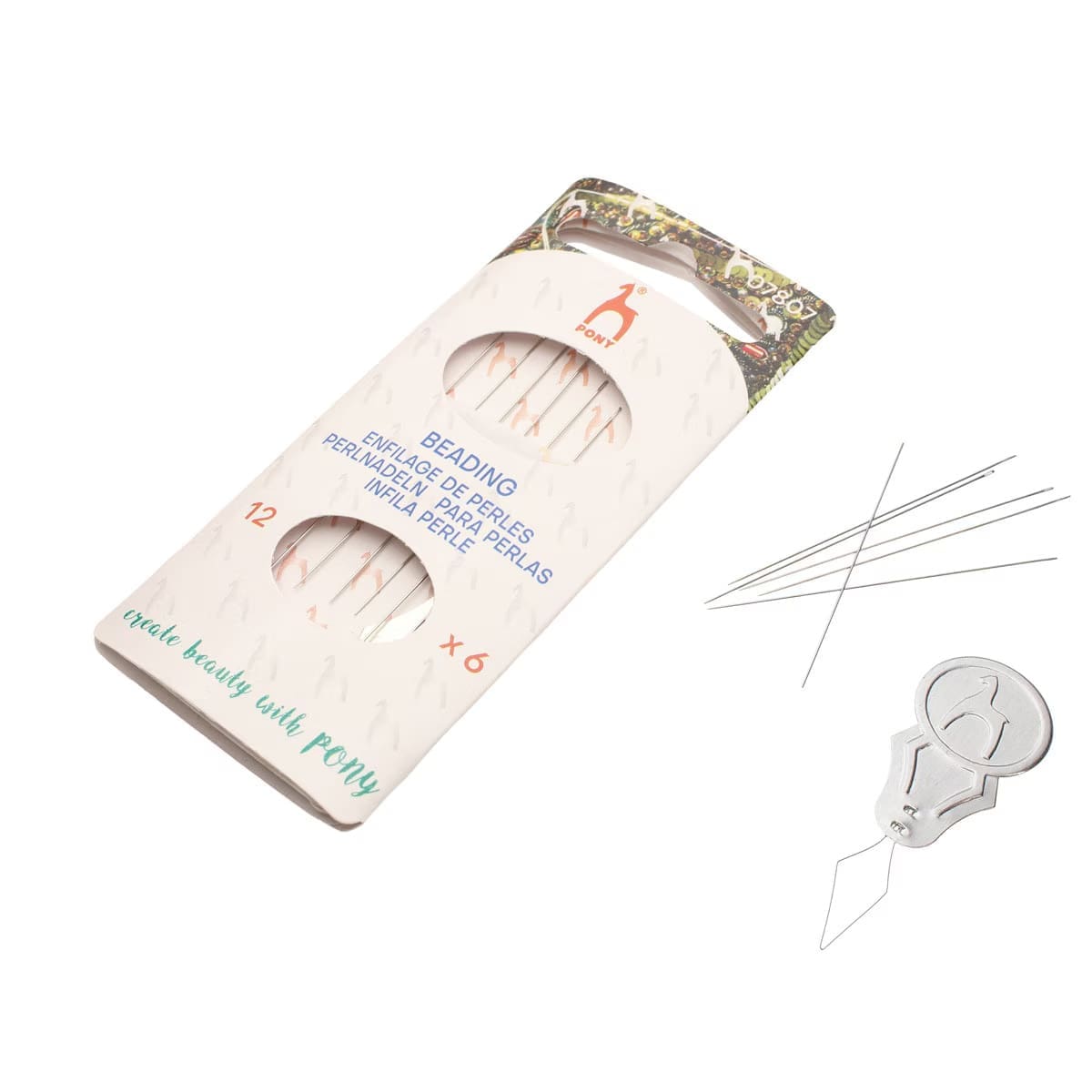 PONY Beading Needles #12 6 Needles/pack