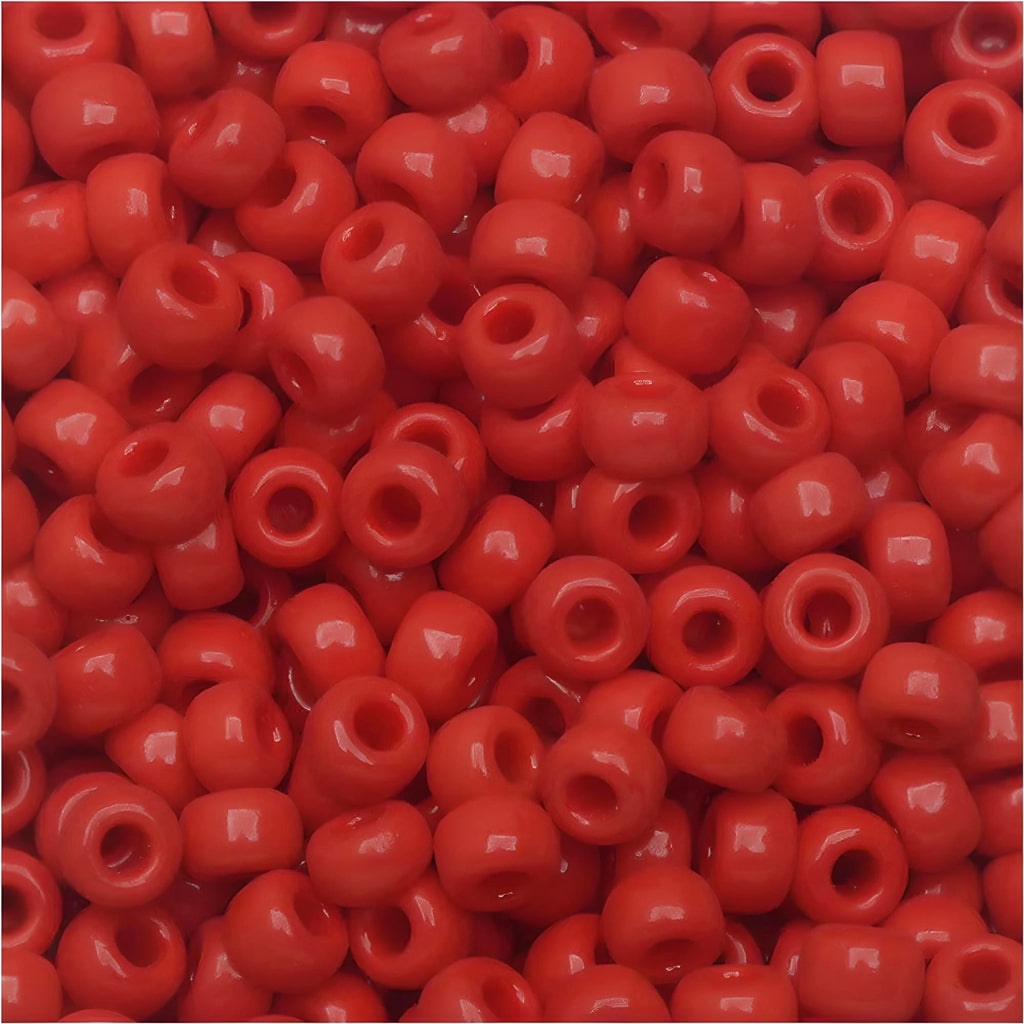 Miyuki Round Seed Beads Size 8/0 Opaque Red 22GM