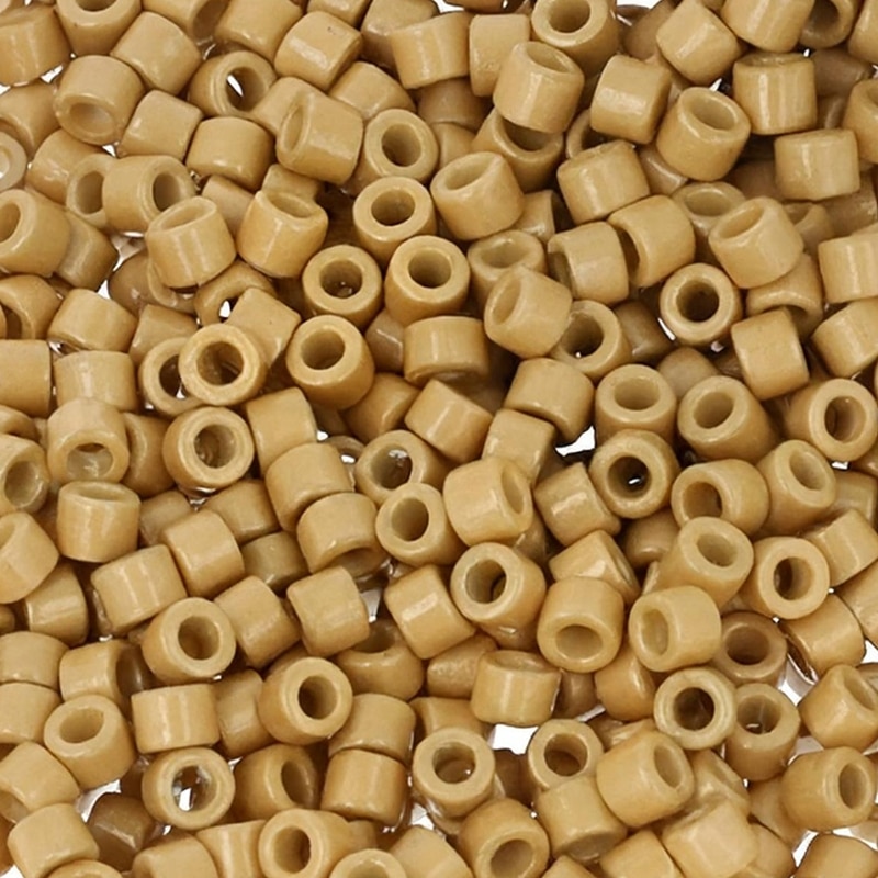 DB1832F Miyuki Delica Seed Beads 11/0 Duracoat Galvanized Gold Matte 7.2GM