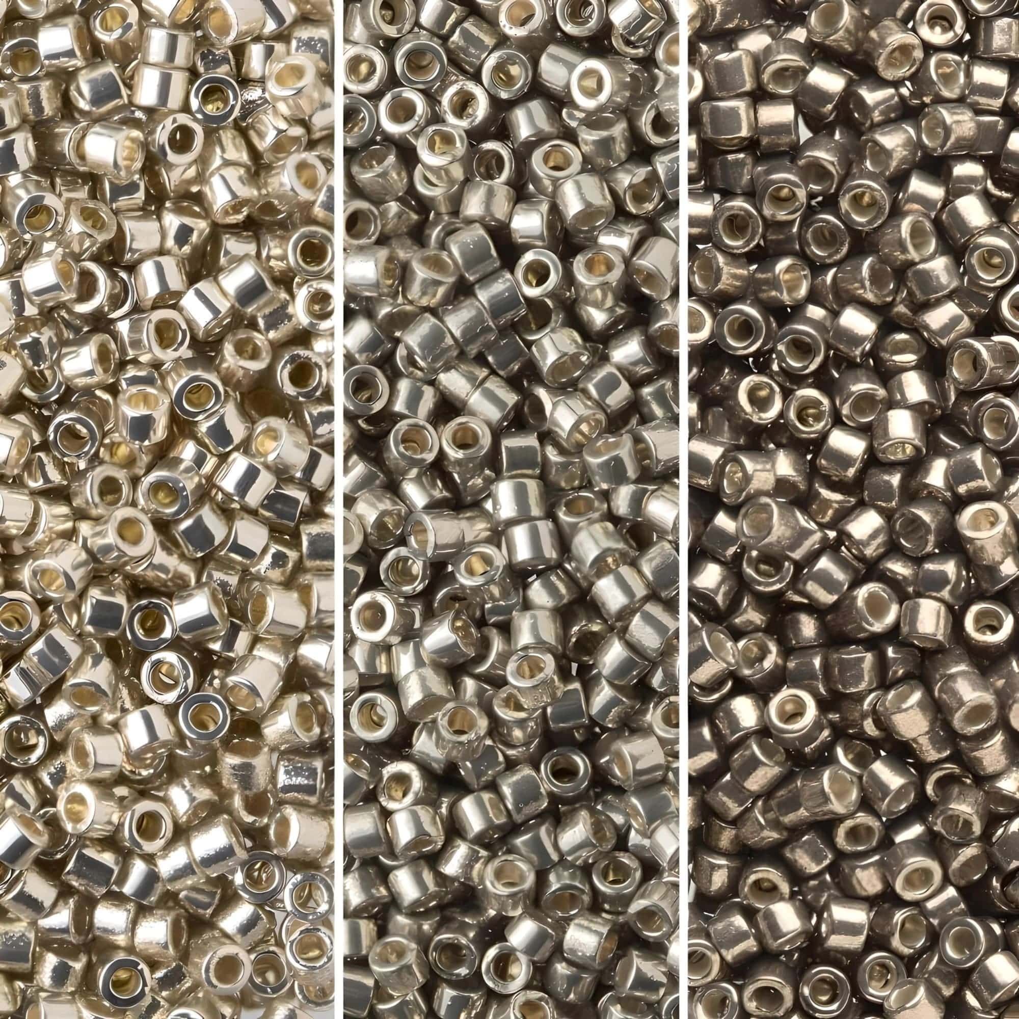 Set of 3 Colors 21GM Miyuki Delica Seed Beads 11/0 DB1831 DB1851 DB1852