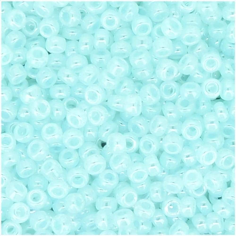 Miyuki Round Seed Beads Size 11/0 Light Aqua Ceylon 24GM